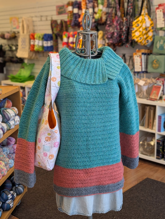 My First Crochet Raglan Sweater